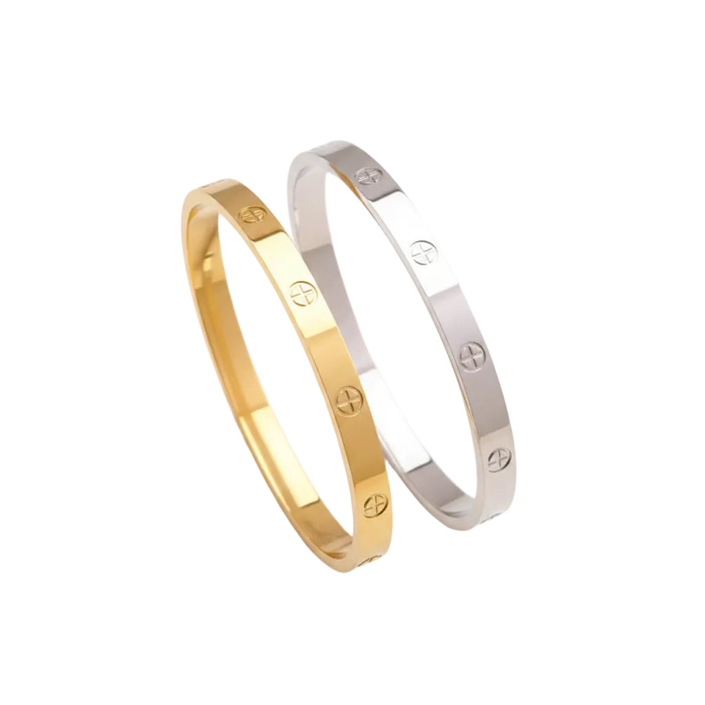 18K Gold & Silver Bracelet