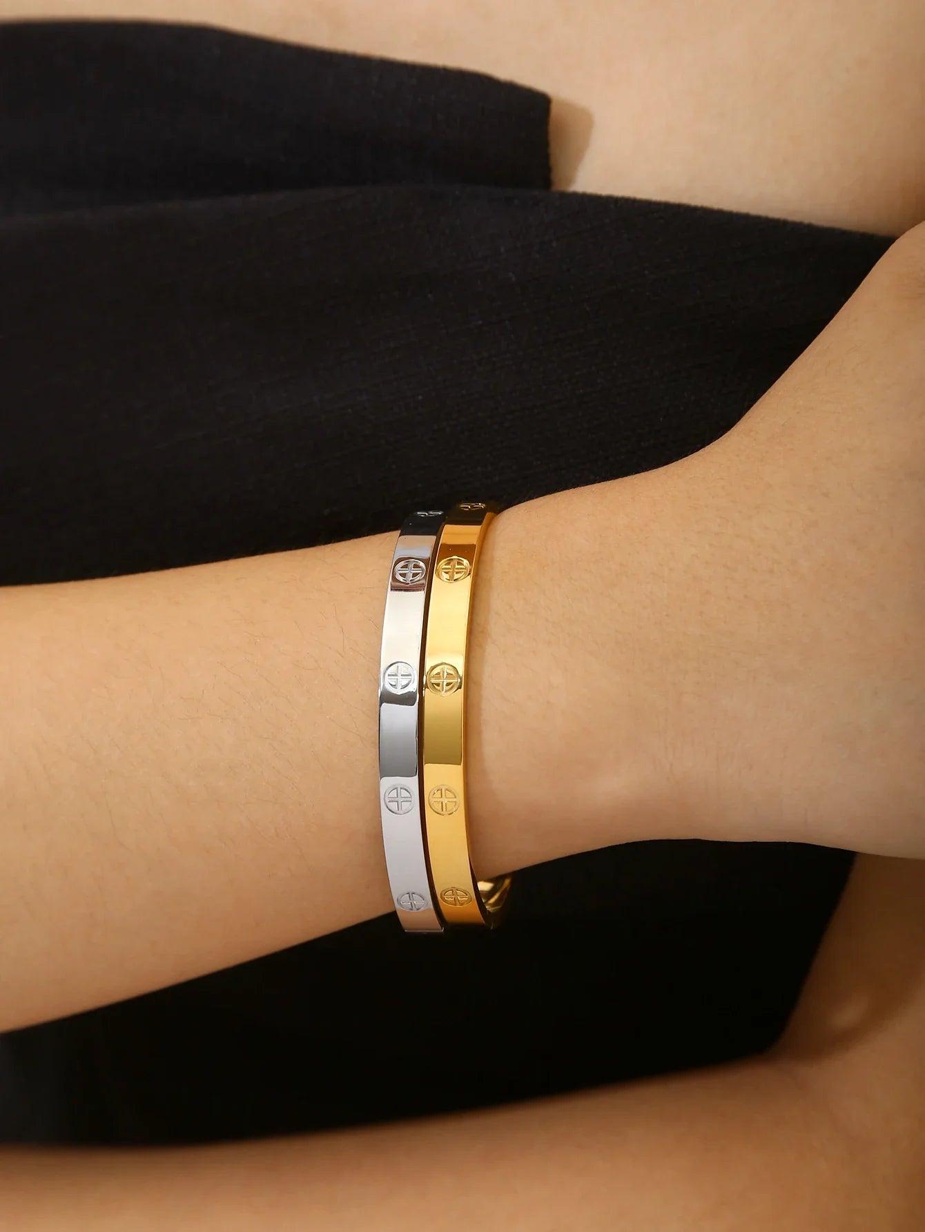 18K Gold & Silver Bracelet