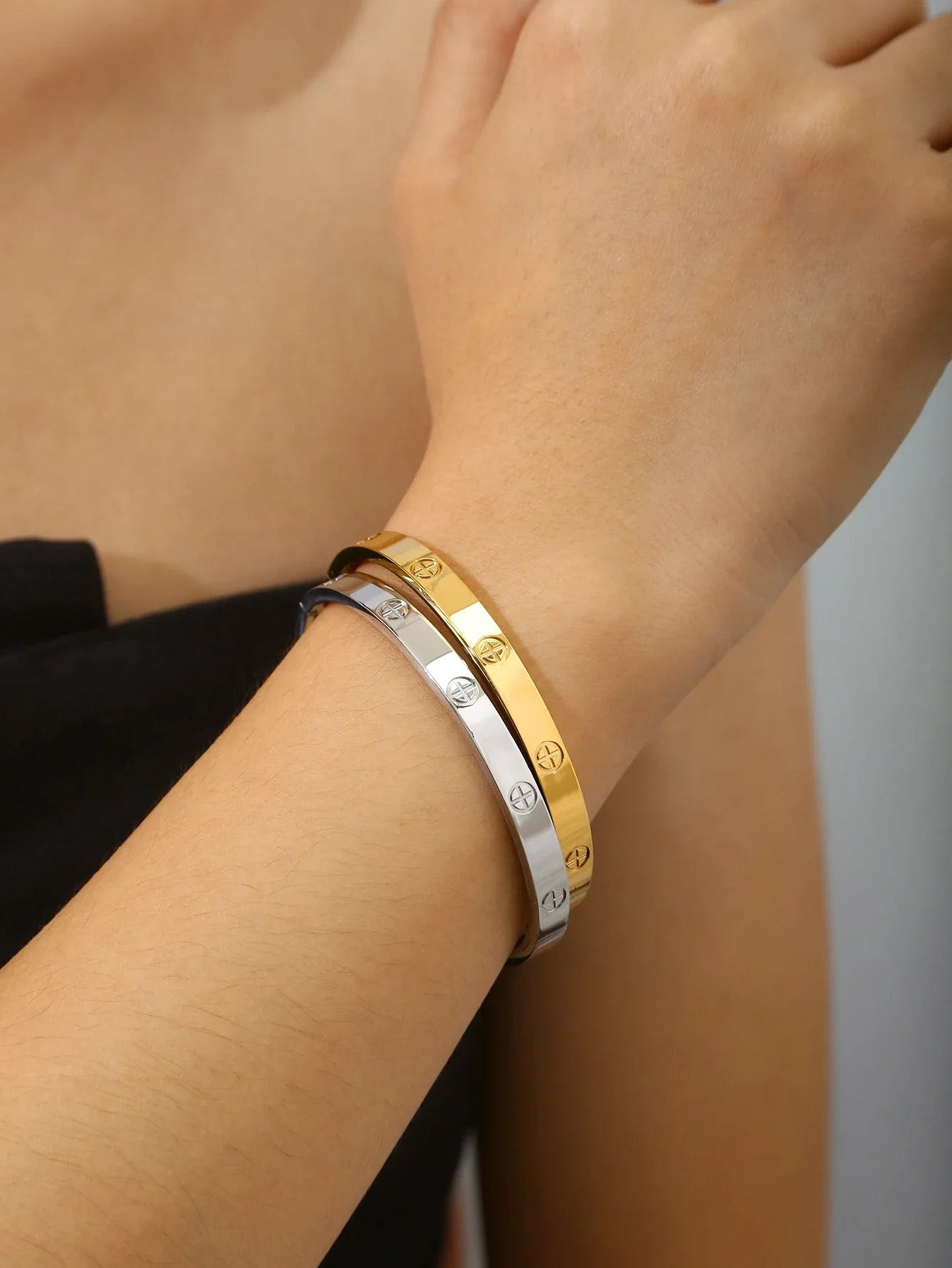 18K Gold & Silver Bracelet