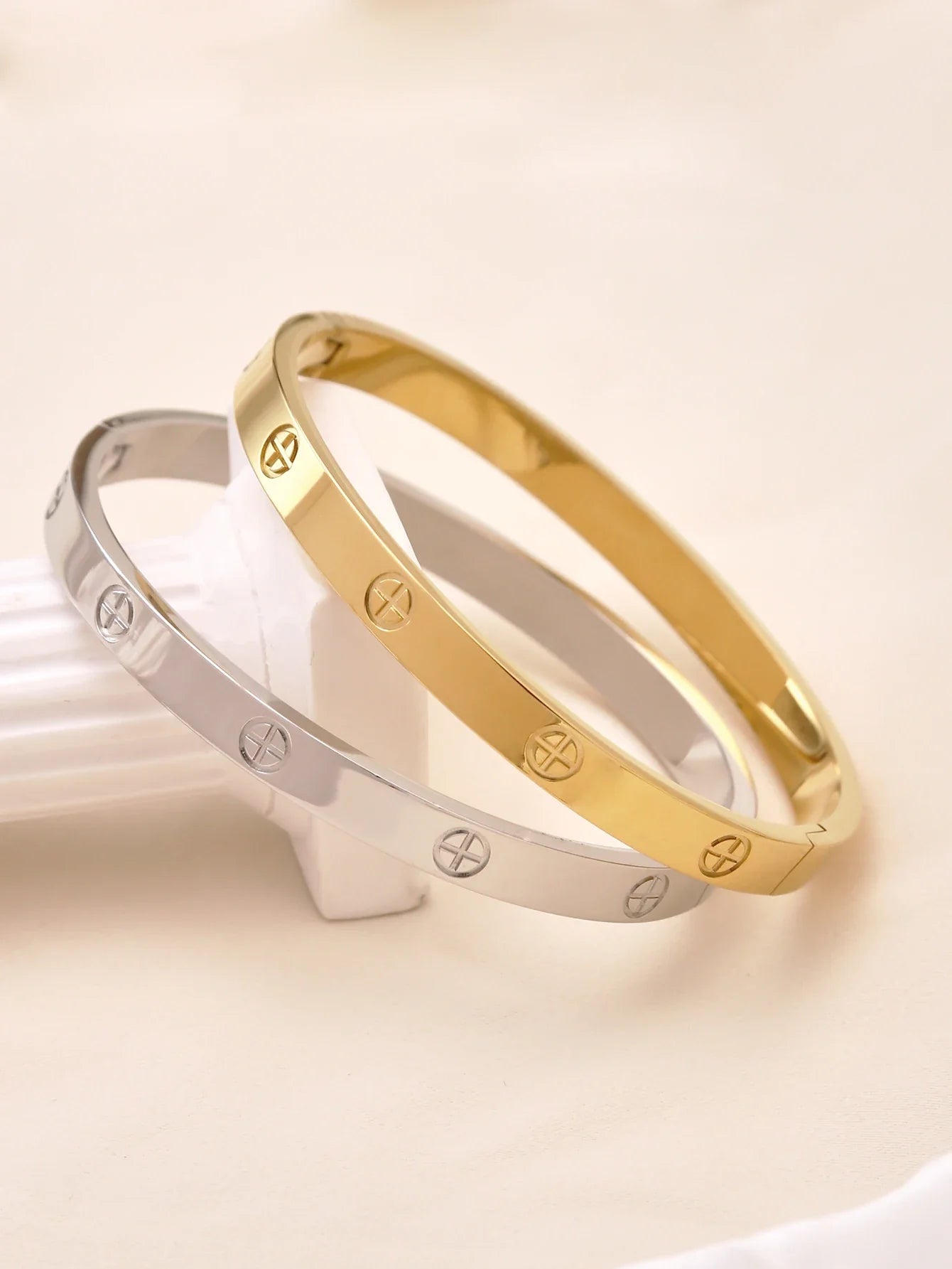 18K Gold & Silver Bracelet