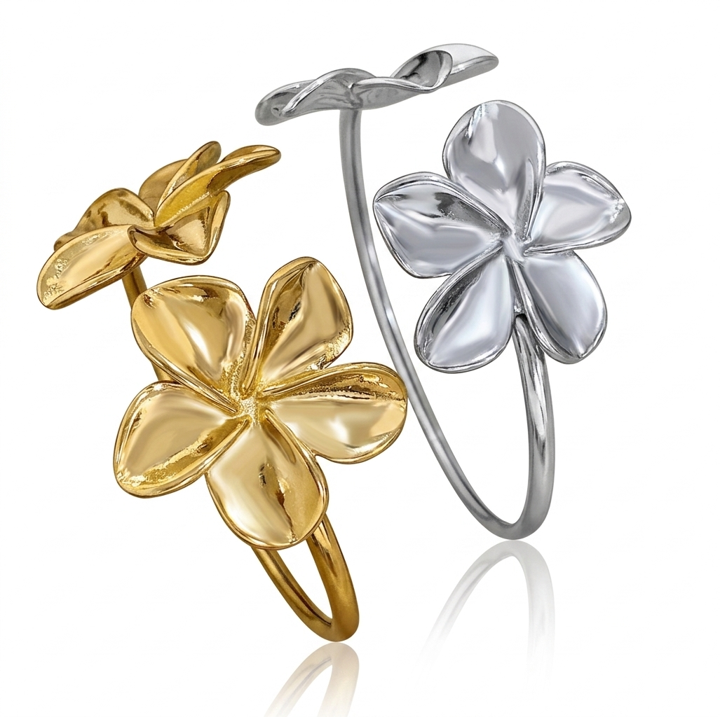 Floral Cuff Bracelet