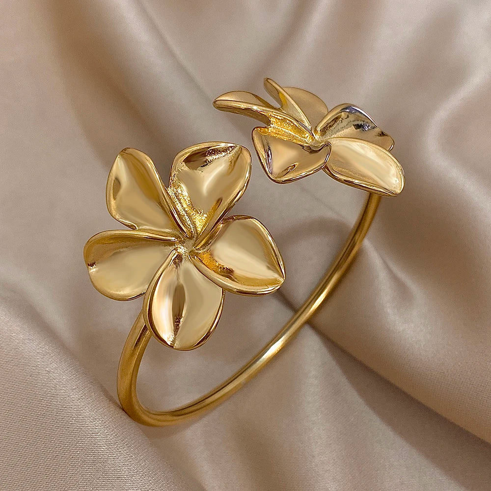 Floral Cuff Bracelet