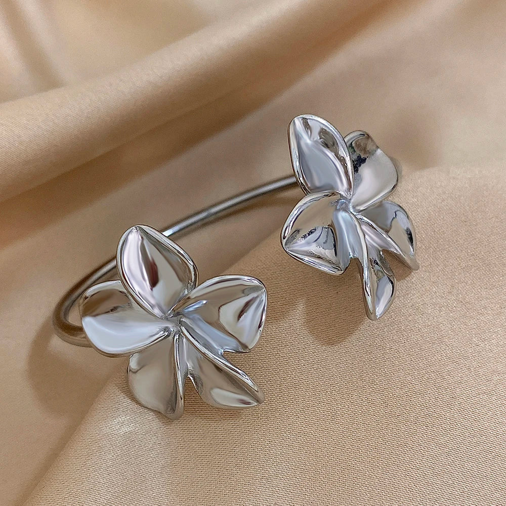 Floral Cuff Bracelet