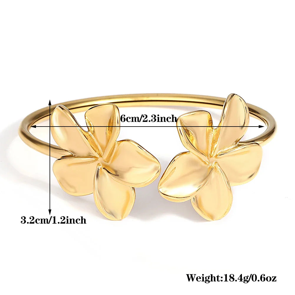 Floral Cuff Bracelet